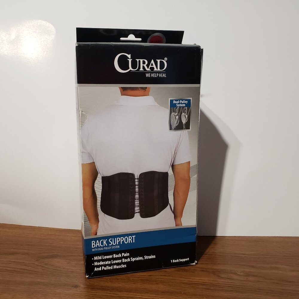 Curad Back Support 2XL Dual Pulley System Compression‎